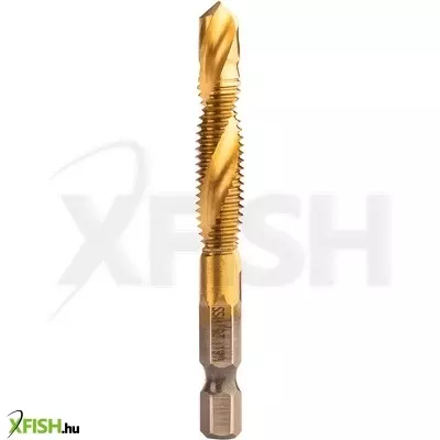 Neotools gépi menetfúró, 2az1ben előfúró éllel, hss-titán, m8x1,25mm, hatszög szárral