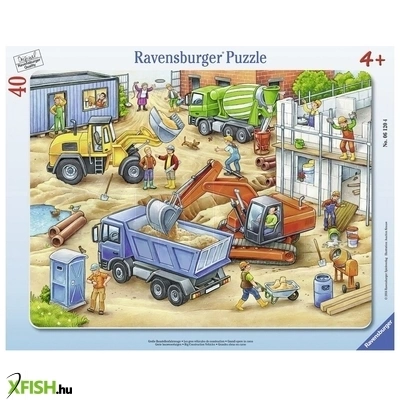 Ravensburger nagy munkagépek 40 darabos puzzle