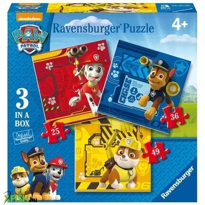 Ravensburger mancs őrjárat 3 az 1-ben puzzle