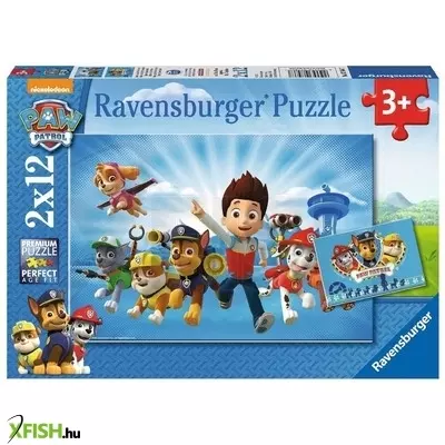 Ravensburger mancs őrjárat és ryder 2 X 12 darabos puzzle