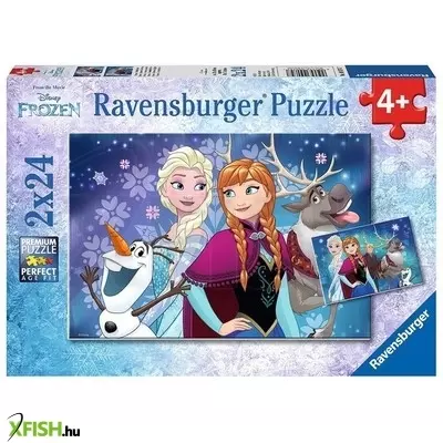 Ravensburger jégvarázs északi fény 2 X 24 darabos puzzle