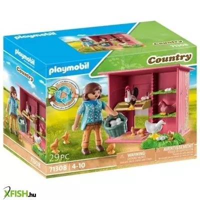 Playmobil tyúk csibékkel