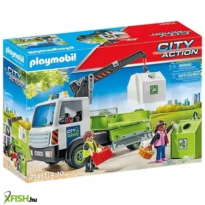 Playmobil üveghulladék-gyűjtő
