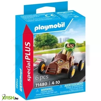 playmobil kisfiú gokarttal