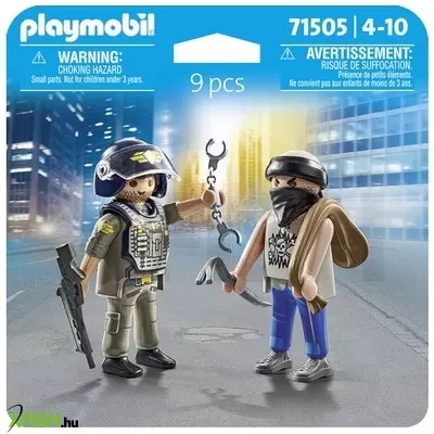 Playmobil duopack swat ügynök és bandita
