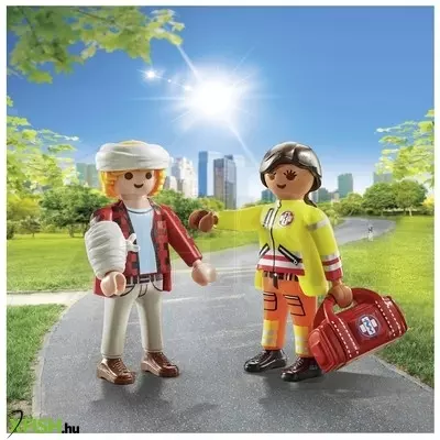 Playmobil duopack mentős beteggel
