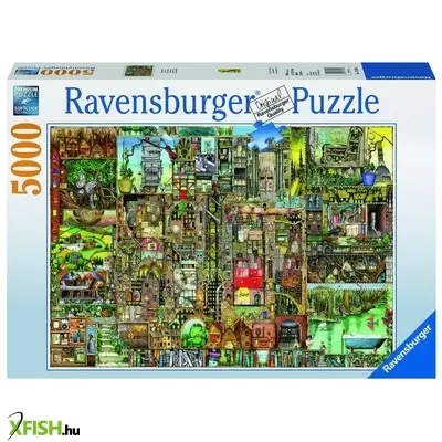 Ravensburger puzzle 5 000 db - bizarr város