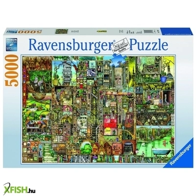 Ravensburger puzzle 5 000 db - bizarr város