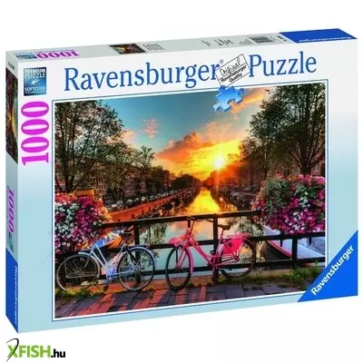 Ravensburger amszterdami bicikli túra 1000 darabos puzzle