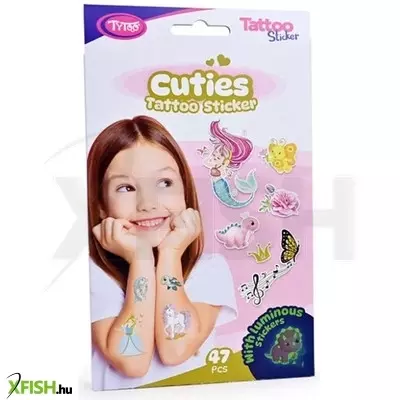 Tytoo angyalok és pónik tetoválás matrica szett