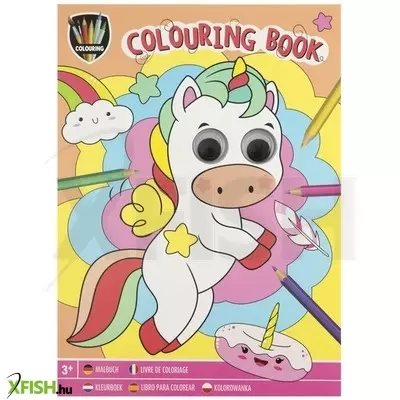 Grafix kifestőkönyv mozgó szemekkel, 27x19, 5 cm, 20 oldal