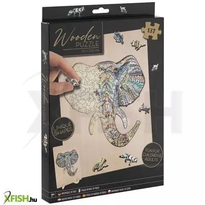 Grafix fa puzzle 137 db - elefánt