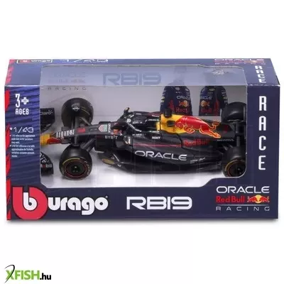 Bburago 1 /43 f1 versenyautó - red bull rb19 #1(max verstappen)
