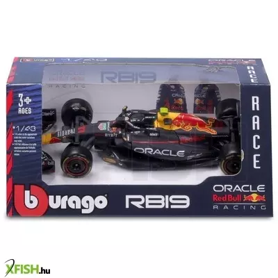 Bburago 1 /43 f1 versenyautó - red bull rb19 #11 (sergio pérez)