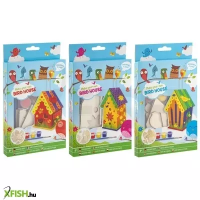 Grafix mini madáretető 3 festékkel és ecsettel