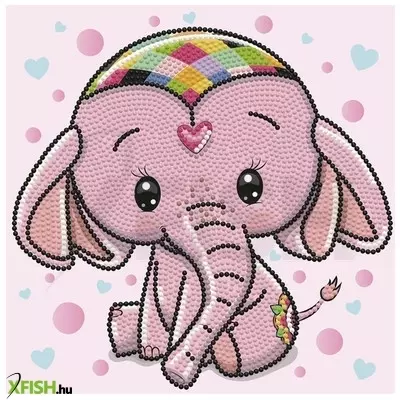 diamond dotz dotzbox elefánt hercegnő