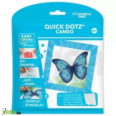 Diamond dotz quickdotz kék pillangó