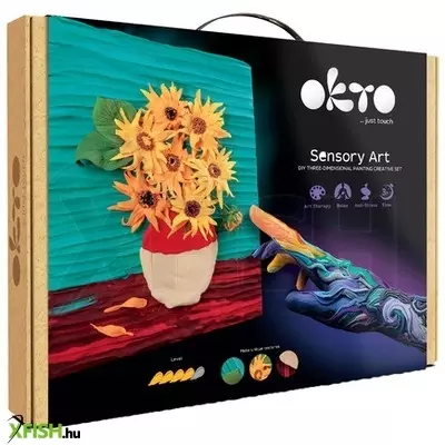 Okto sensory art kreatív szett napraforgók