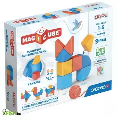 Geomag magicube recycled állatok 9 db
