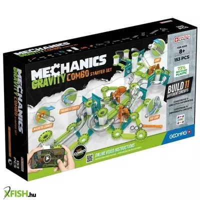 Geomag mechanics gravity recycled kezdő szett 153 db