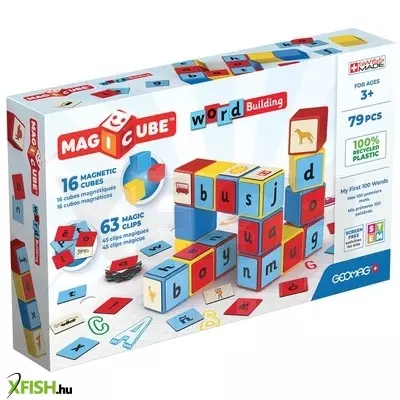 Geomag magicube word building eu recycled clips 79 db