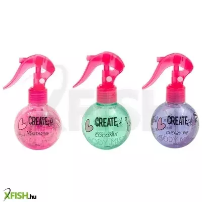 Create it! testpermet, 3 féle illat