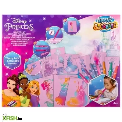 slammer fújós filctoll szett - hercegnők