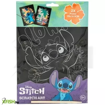 Slammer képkarcoló 26x19, 5 cm - stitch, 2 db