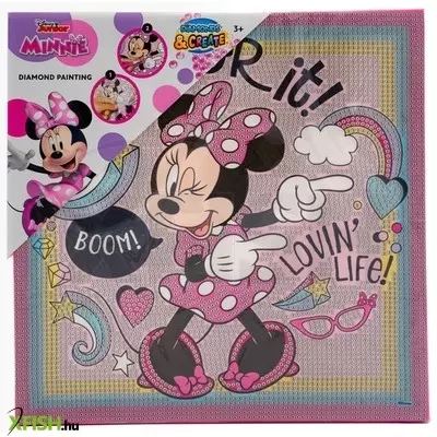 Slammer gyémántfestés vászonra - minnie