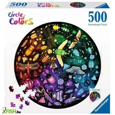 Ravensburger puzzle 500 db kör - rovarok