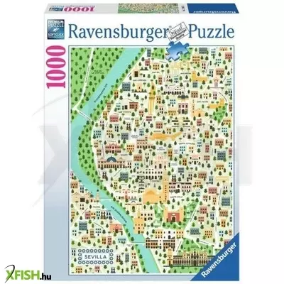 Ravensburger puzzle 1000 db - sevilla térképe