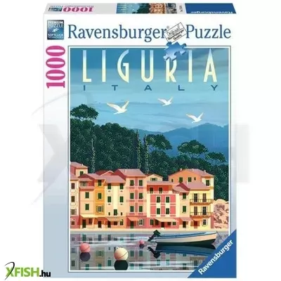 Ravensburger puzzle 1000 db - képeslap liguria