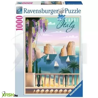 Ravensburger puzzle 1000 db - képeslap capri