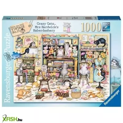Ravensburger puzzle 1000 db - őrült macskák