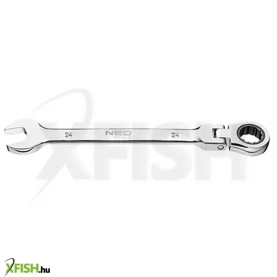 Neotools racsnis, csuklós csillag-villáskulcs 24mm