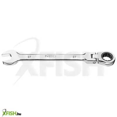 Neotools racsnis, csuklós csillag-villáskulcs 27mm