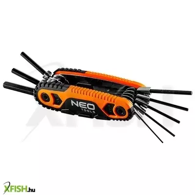 Neotools imbuszkulcs készlet, összecsukható 1.5, 2, 2.5, 3, 4, 5, 6, 8mm, 8 részes