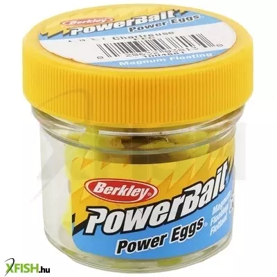 Berkley PowerBait Power Eggs Floating Magnum Pisztráng csali Chartreuse Small Jar Original Scent