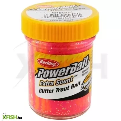 Berkley PowerBait Glitter Trout Bait Pisztráng csali paszta Sherbet Jar 1.80