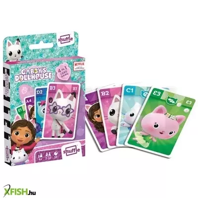 Cartamundi gabi babaháza 4 az 1-ben kártyajáték