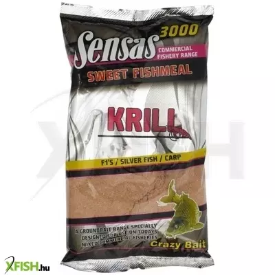 Sensas 3000 Sweet Fishmeal Uk Etetőanyag Rák 1 Kg Krill