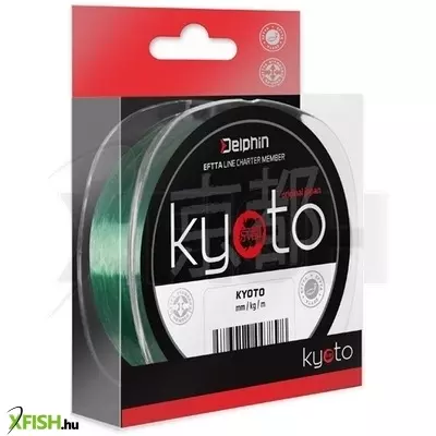 delphin kyoto zöld színű monofil zsinór 0,165mm 5,6lbs 300m