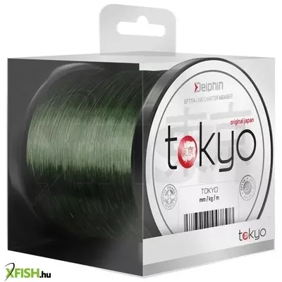 delphin tokyo zöld színű monofil zsinór 0,286mm 14lbs 600m (471503)