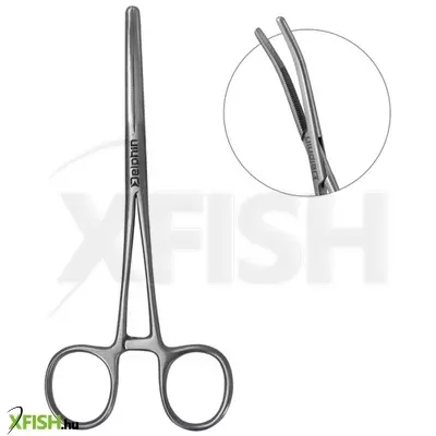 Delphin Luxo / Hajlított Csipesz 18 cm