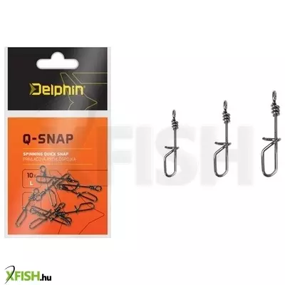 Pergető Kapocs Delphin Q-Snap / 10Db / 0,8Mm L
