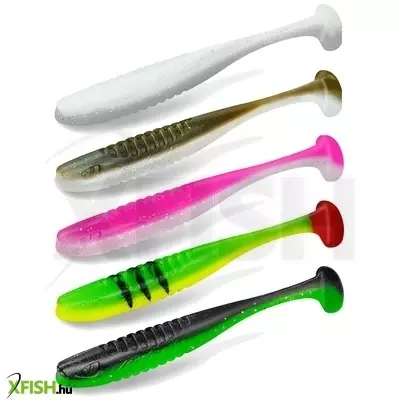 Delphin Zandera Uvs Gumihal Vegyes Színek 15cm 5db/csomag