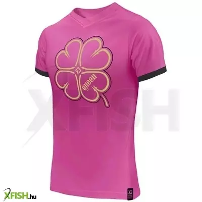 Delphin Queen Horgász Póló Rózsaszín Xl
