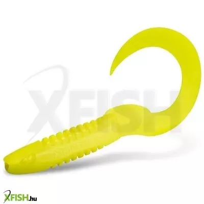 Delphin Twistax Eeltail Uvs Gumihal Yella 6 cm 5 darab/csomag