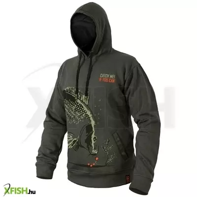 Delphin Catch Me Carp Nx Kapucnis Horgász Pulóver M