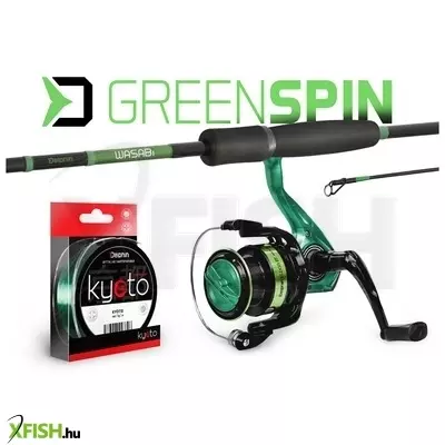 Delphin Greenspin Pergető Horgász Szett 180cm 10-30g